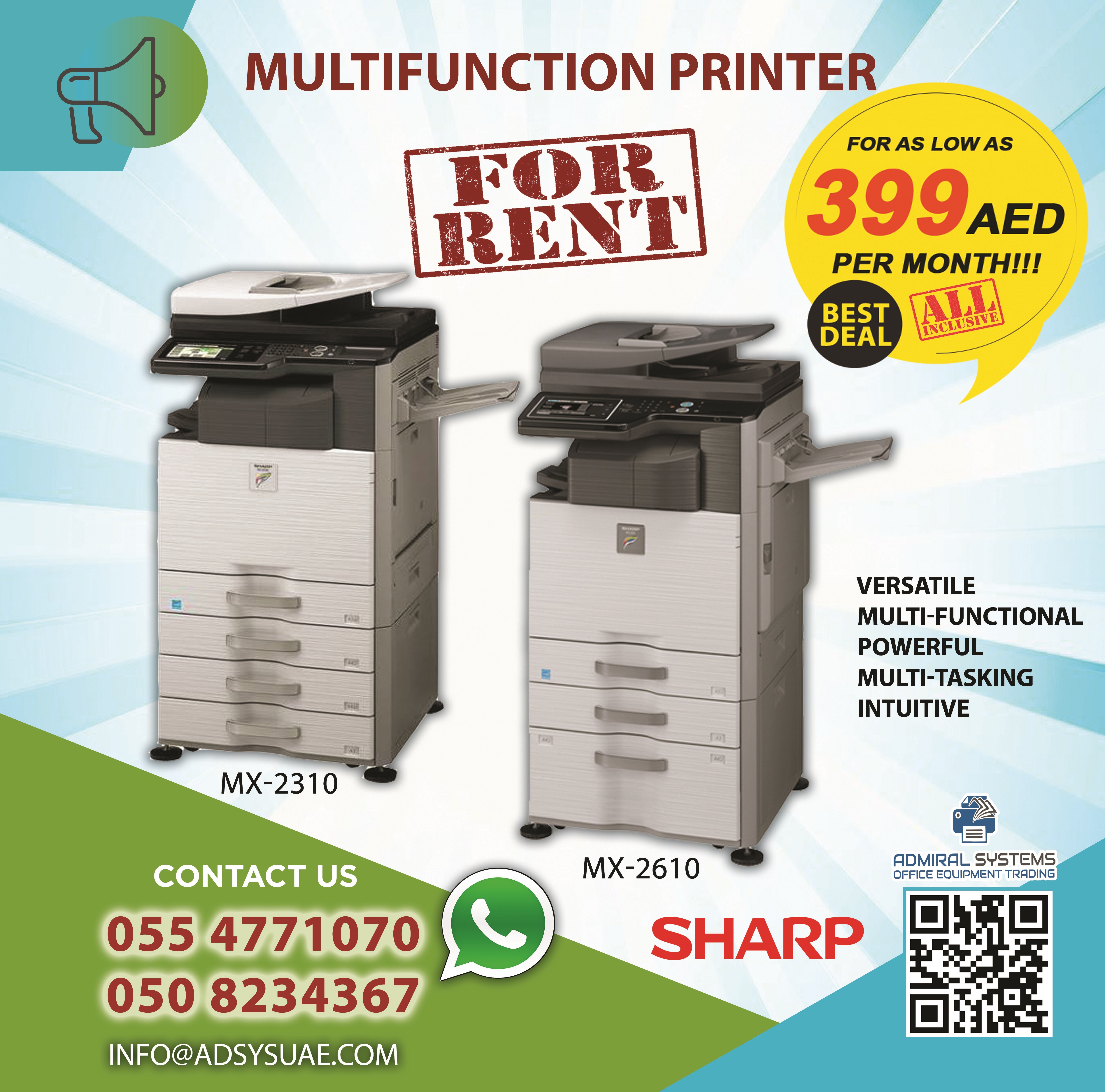 Printer For Rent Abu Dhabi